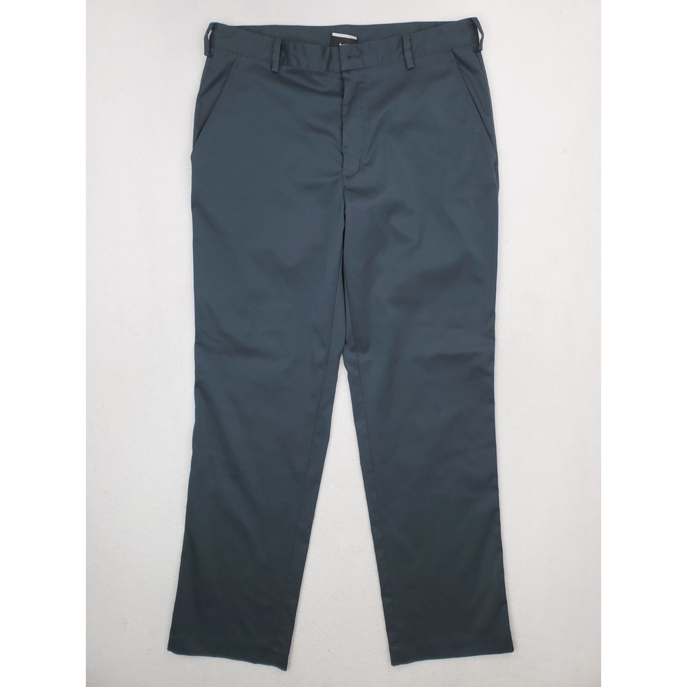 Nike Golf Pants Mens 33x32 Blue DriFit Tech Performance Regular Straight Stretch